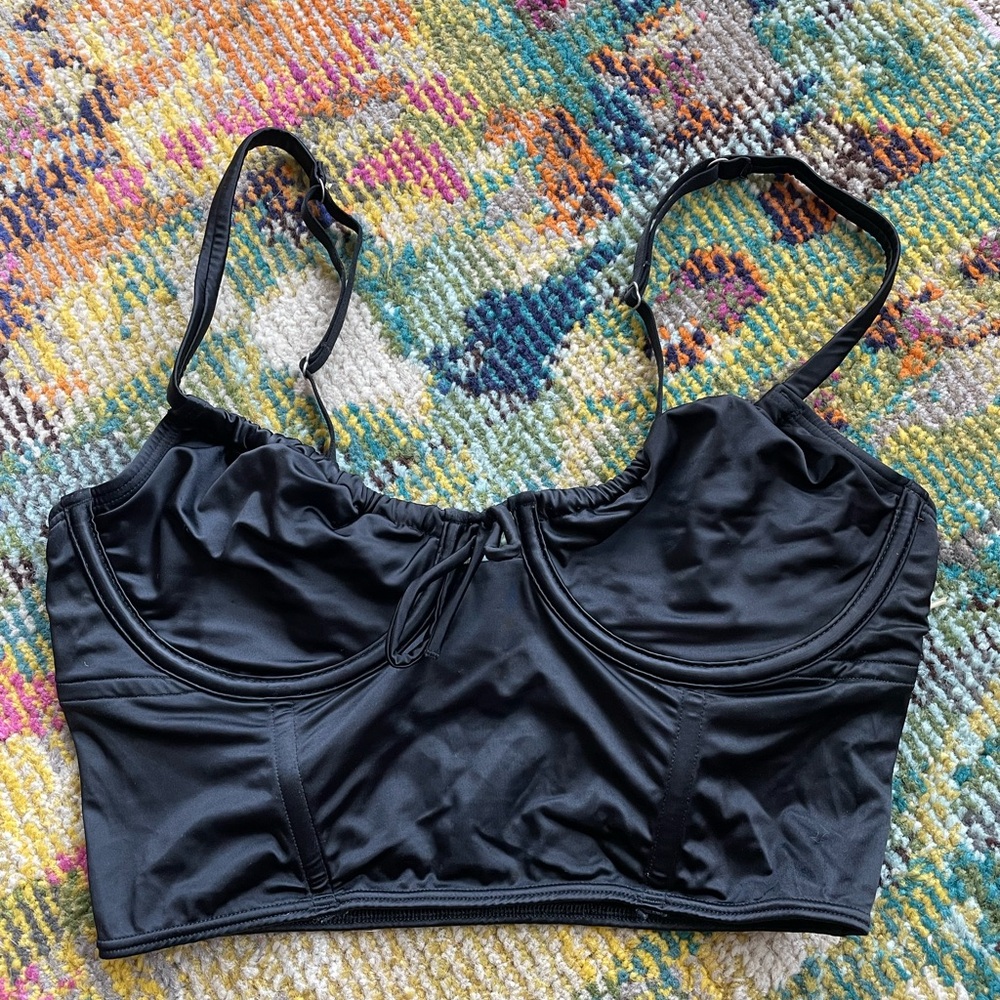 Black corset top